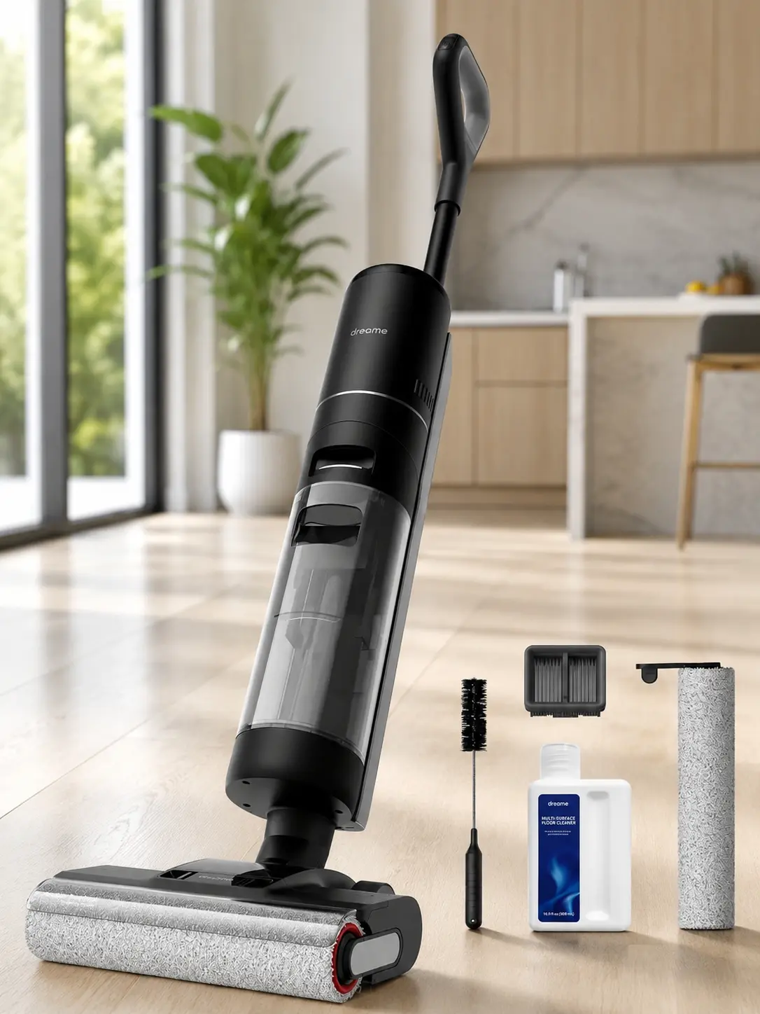 Aspirator vertical cu mop 2-în-1 — imagine 1